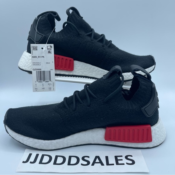 Adidas NMD R1 PK Primeknit OG Uncaged Core Black GZ0066 Size 6.5 / Women’s Sz 8 - Picture 2 of 10